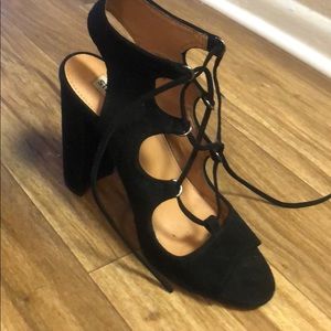 lace up steve madden heels